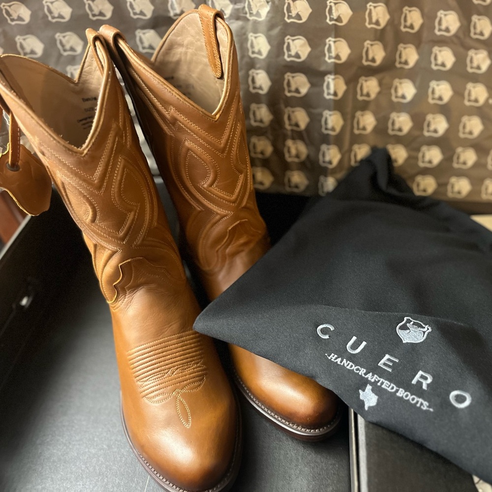Cue Men's Tan Leather Boots